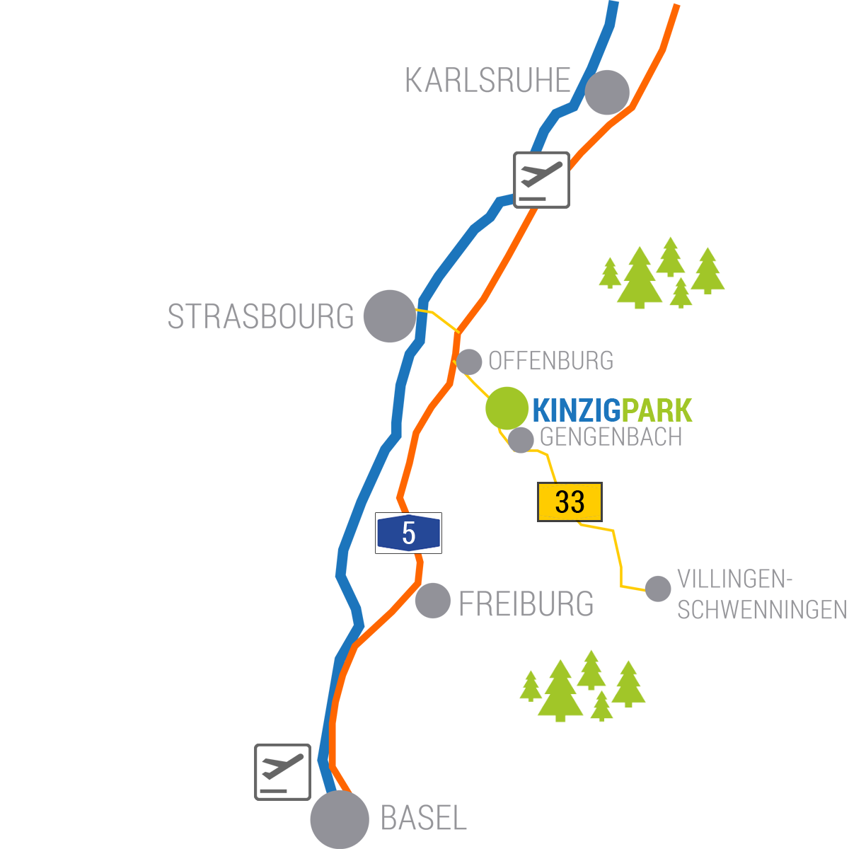 Makro-Lage Kinzigpark